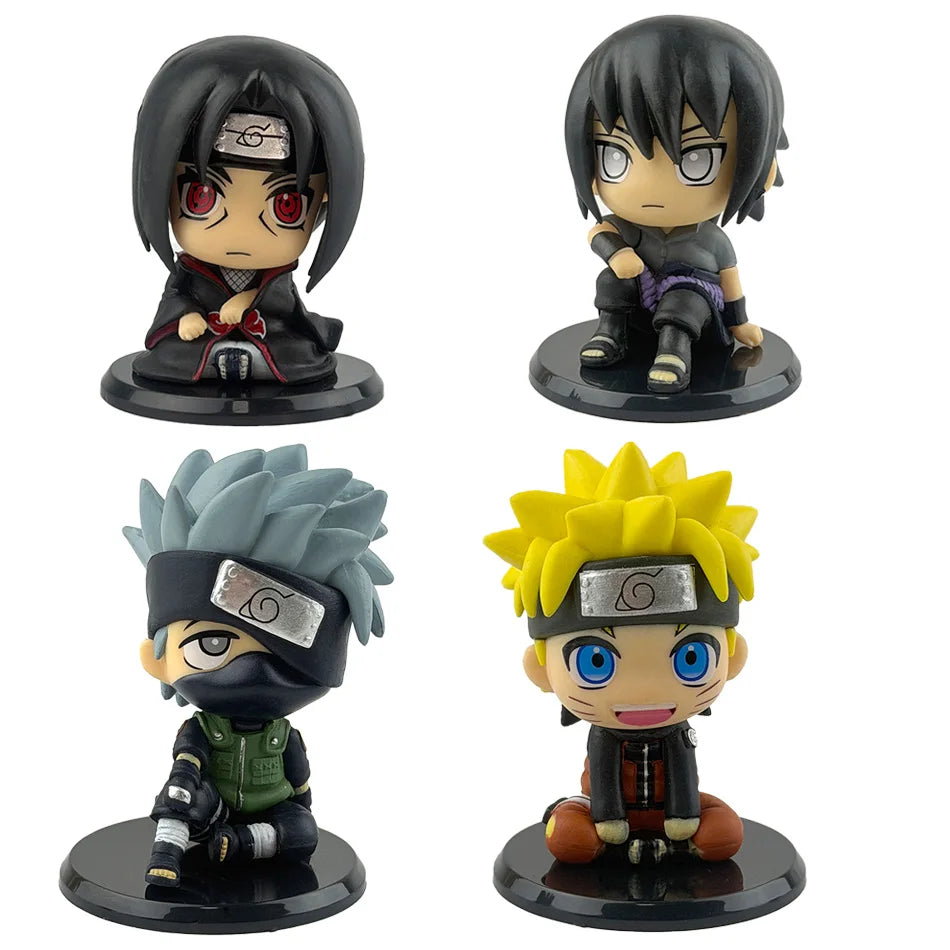 Set 8 Figuras Naruto  – Kakashi, Sasuke, Itachi, Gaara y Sakura