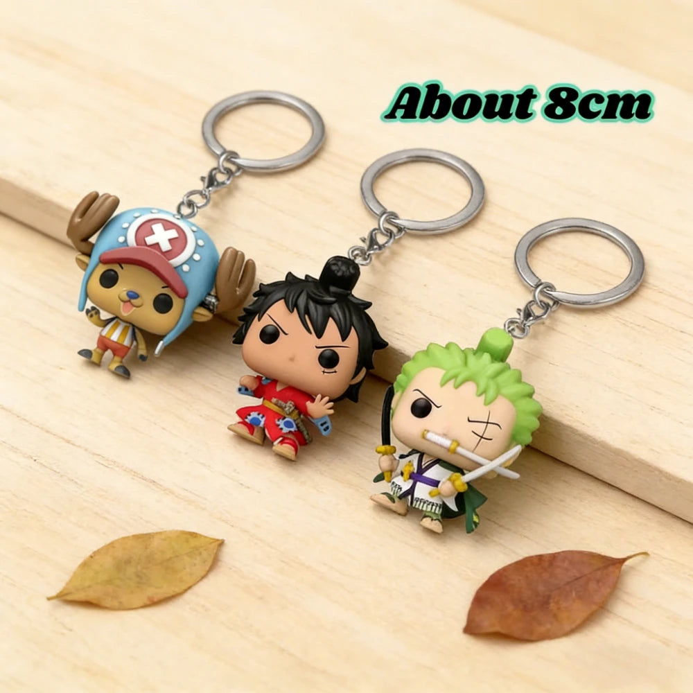 Llaveros Zoro Luffy Chopper