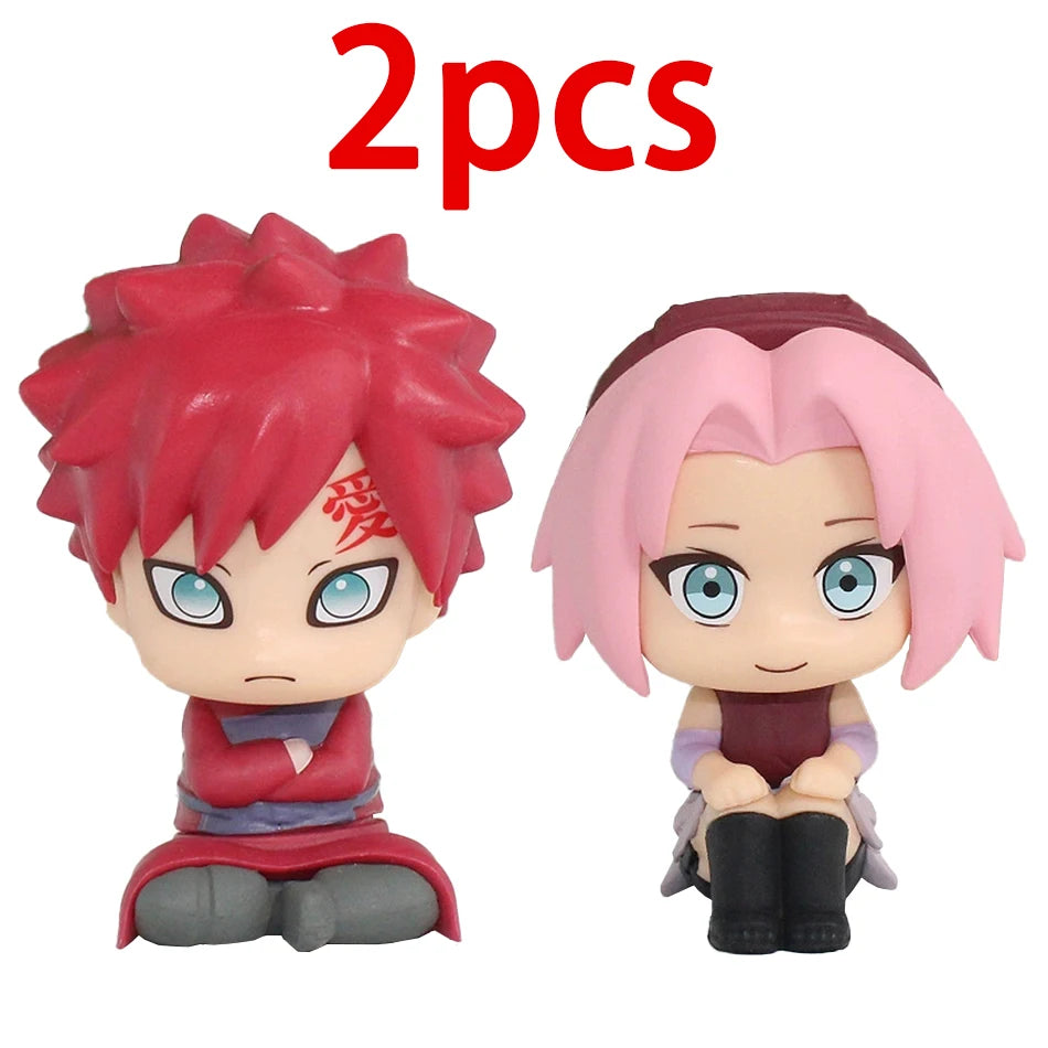 Set 8 Figuras Naruto  – Kakashi, Sasuke, Itachi, Gaara y Sakura
