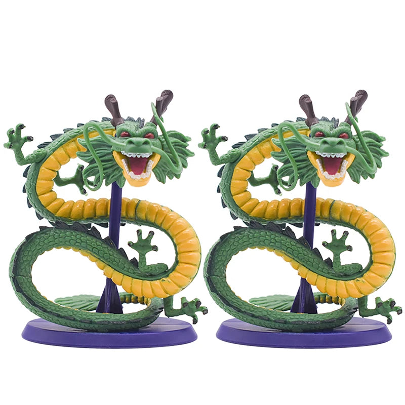 Dragon Ball Z Shenron Figure Toys DBZ Cartoon Son Goku Cyan Dragon Handmade PVC Figurine Anime Decoration Birthday Model Dolls